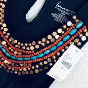 Lane Bryant NWT silky soft beaded tank